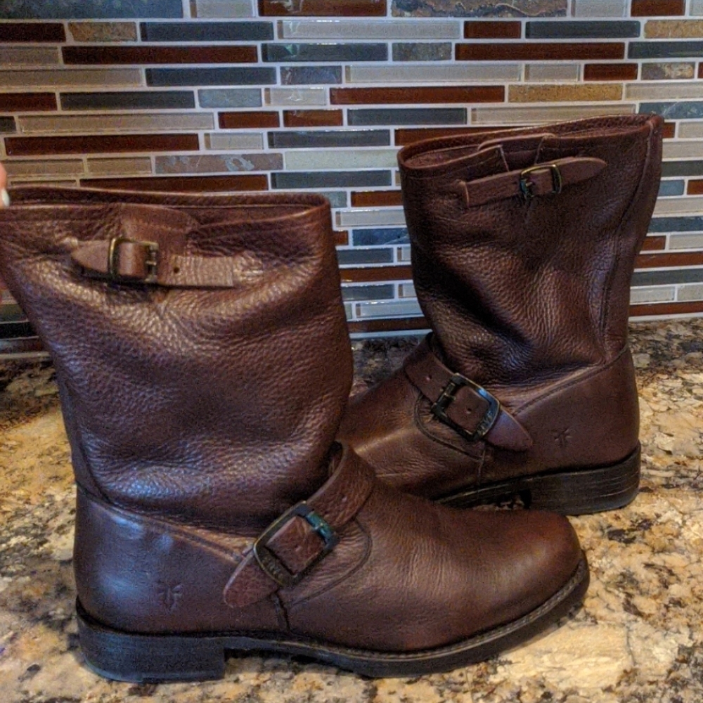 Frye boots, "Veronica Shorts"